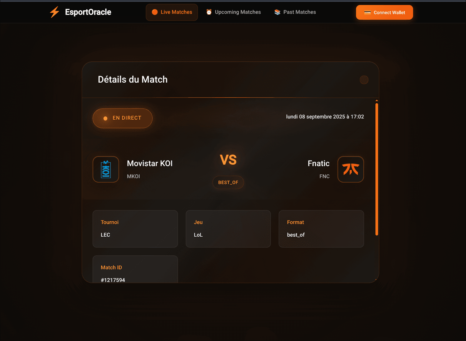 Esport Oracle